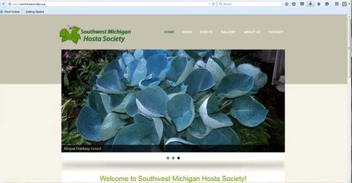Southwest Michigan Hosta Society website