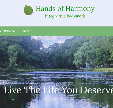 Hands of Harmony website home page