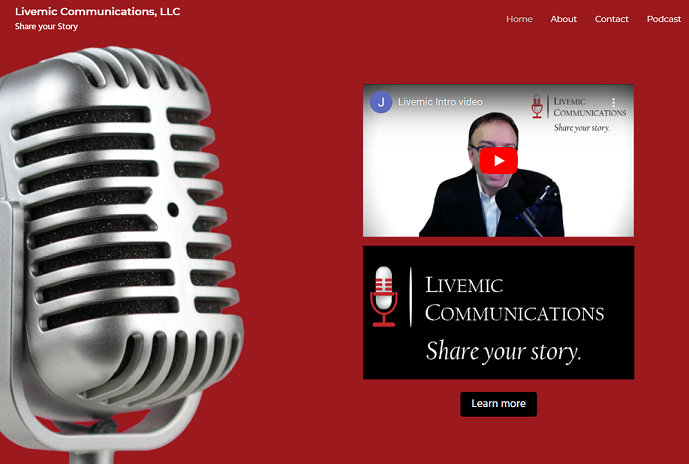 Livemic Communications Home Page